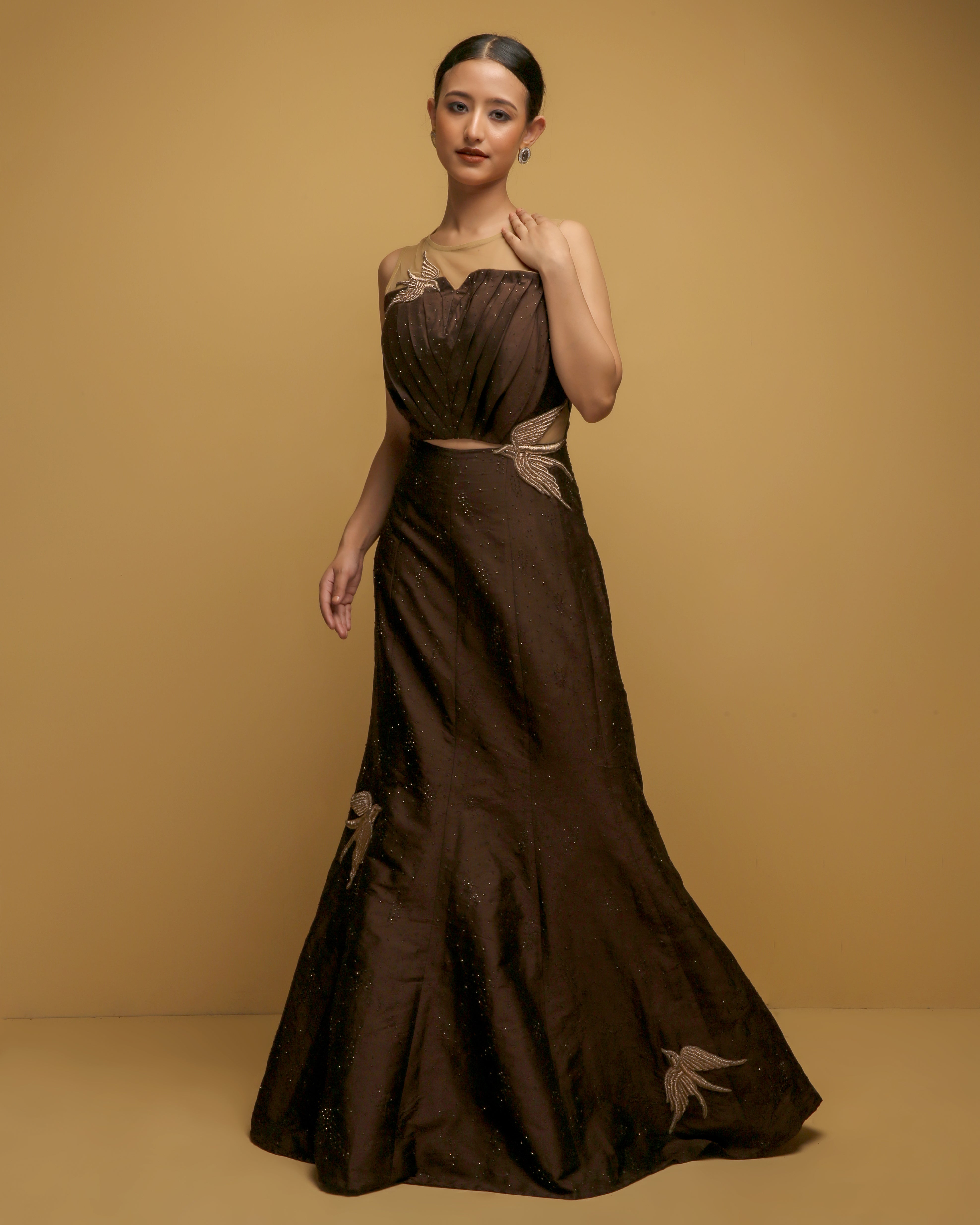 Alyssa Ombre Silk Dress – Retrofete